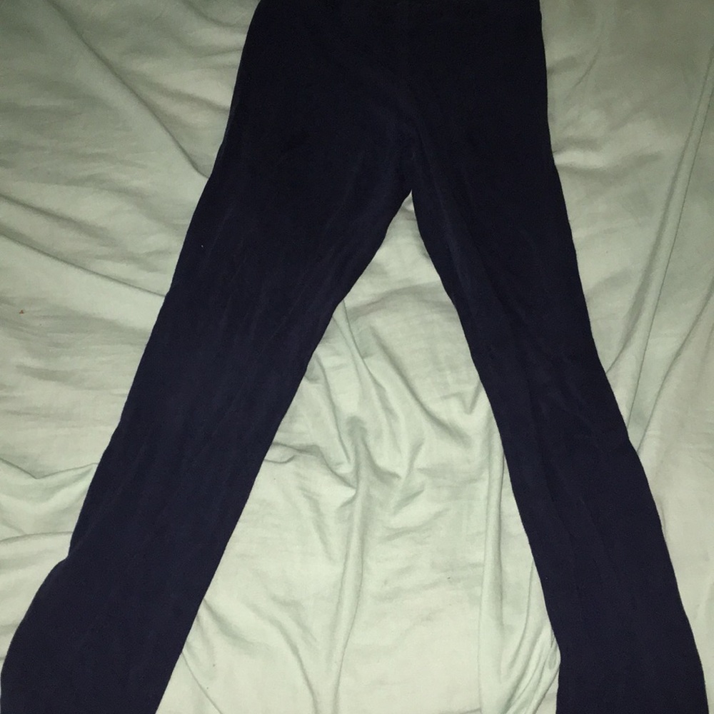 Blue leggings